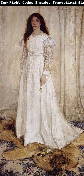 James Abbot McNeill Whistler Symphony in White no 1: The White Girl - Portrait of Joanna Hiffernan